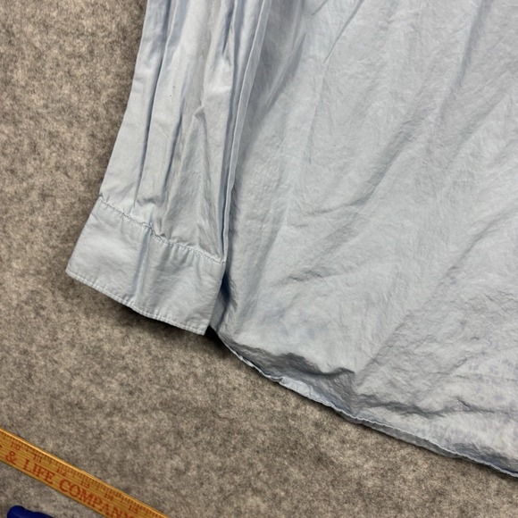 Marithe Francois Girbaud Button Shirt Mens 3XL Blue Long Sleeve - Picture 7 of 9